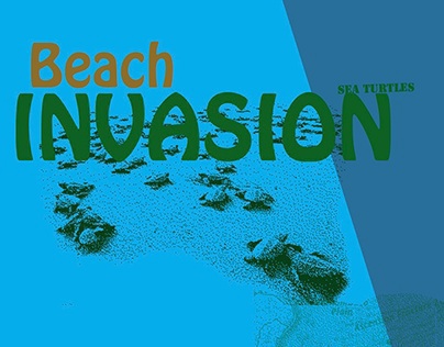 Sea Turtle Beach Invasion Flyer