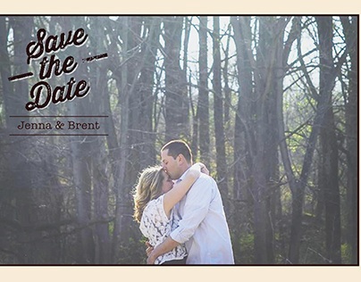 Save The Date Postcard