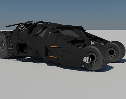 Batmobile 3ds Max