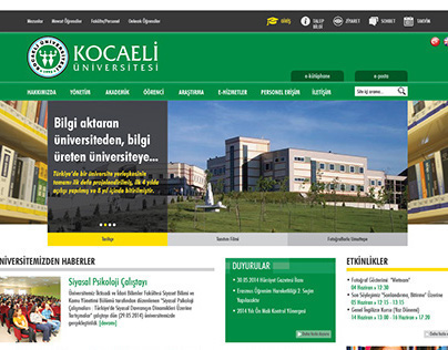 Kocaeli University Website Trial