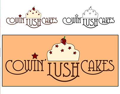 Cowin' Lush Cakes Branding