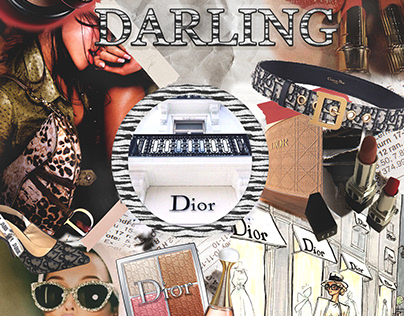 Fashion collage dior