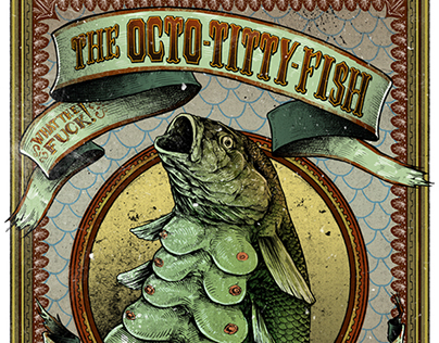 The Octo-Titty-Fish Poster