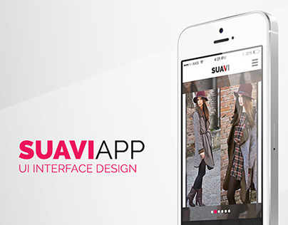 SUAVI Daily Fashion Showcase iPhone App (concept)