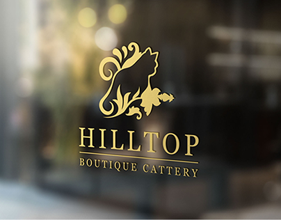 Visual Identity Design - Hilltop Boutique Cattery