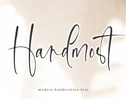 HANDMOST - FREE MODERN HANDWRITTEN FONT