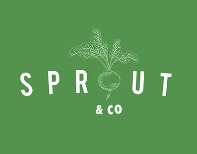 Sprout & Co. branding design