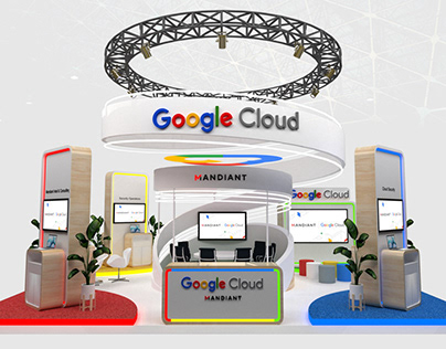 Mandiant - Google Cloud Exhibition Booth Govware 2023