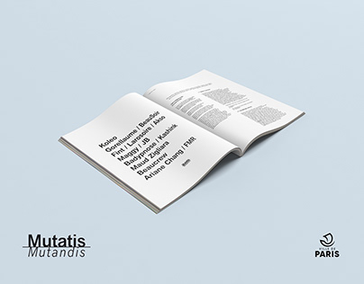 Catalogue d'exposition - Mutatis/Mutandis - Print