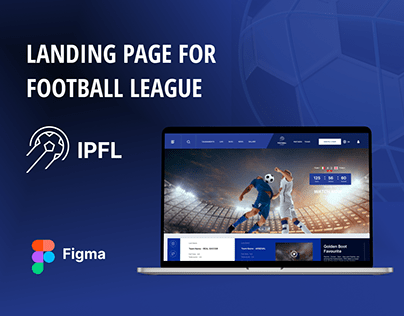 landing page for Football league