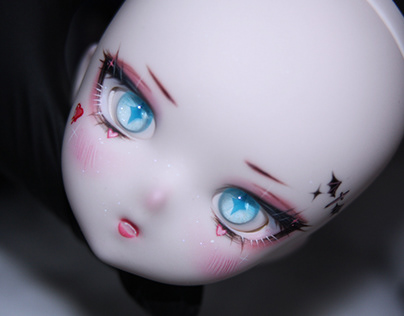 Anime doll makeup