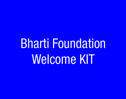 Bharti Foundation - Welcome KITs