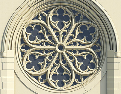 Gothic Rose Window Tracery