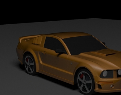 Ford Mustang car modeling training