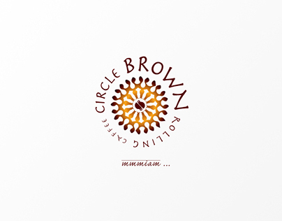 The CIRCLE BROWN ROLLING CAFFEE logo & more