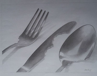 The knife, the fork and the spoon