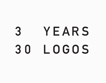 3 Years / 30 Logos