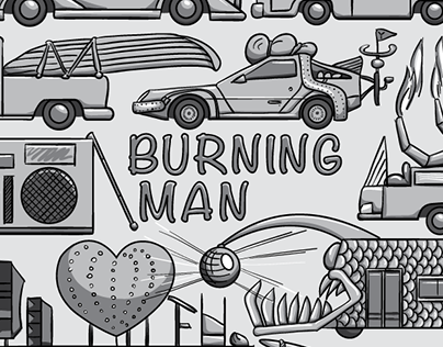 Burning Man 2014 Sticker