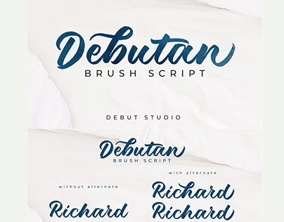 Debutan Brush Script Font
