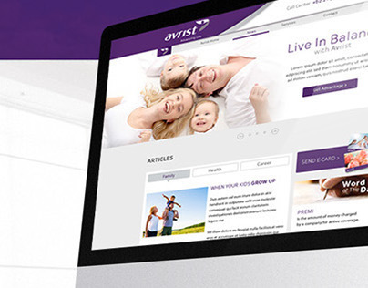 Avrist Insurance Website (pitching)
