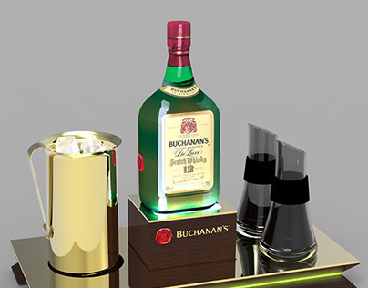 Buchanan's Scotch Premium Serving Tray