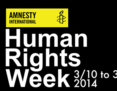 Amnesty International: Human Rights Week Large Banner