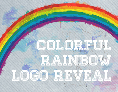 Colorful Rainbow Logo Reveal