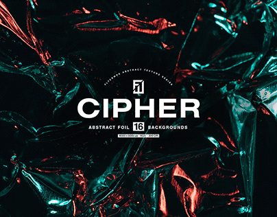 Cipher - Abstract Metal Foil Texture
