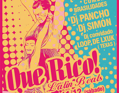 Que Rico Latin Beats - Flyers