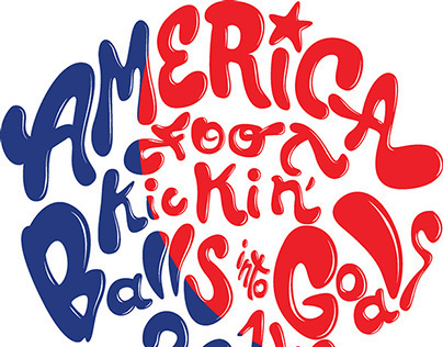 America foot kickin' balls into goals 2014