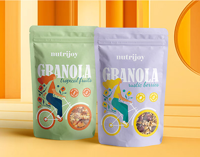 Логотип и упаковка для гранолы|granola packaging design
