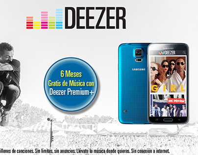 Promoción Deezer para Dispositivos Samsung