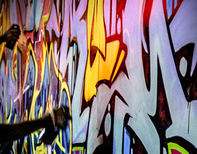 Live Graffiti Mural Painting, Baltimore City 2013
