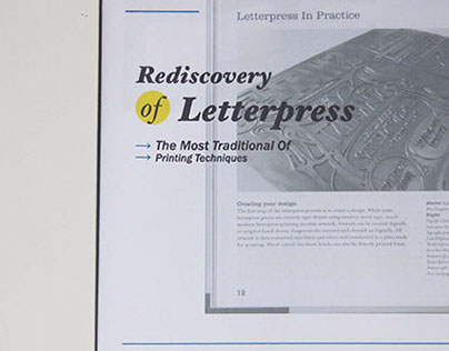 Rediscovery of Letterpress 2013