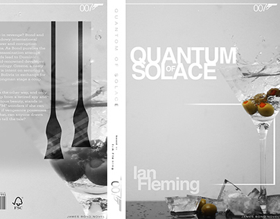 James Bond Concept Book Cover. Quantum Of Solace