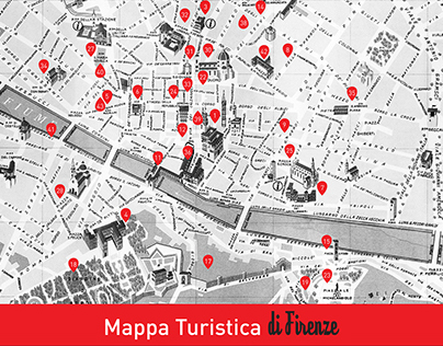 Turistic Map of Florence