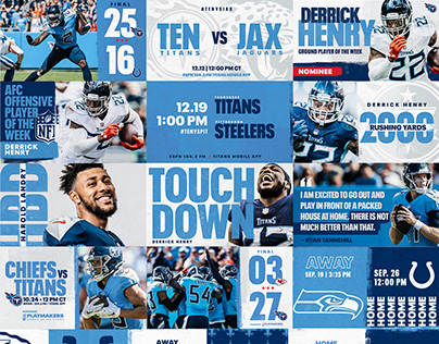 Tennessee Titans NFL Gameday Graphics