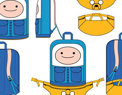 Adventure Time Carry On Bag Concept