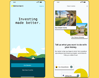 Betterment App redesign project