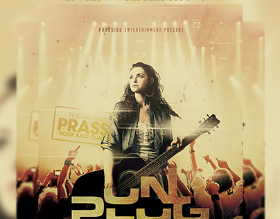 Unplugged Concert Flyer Template