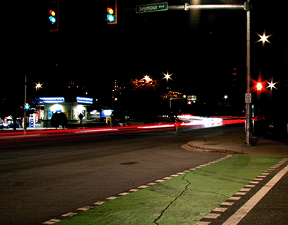 Night Time Photos of Mt Seymour Pkwy