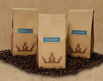 Old Crown Coffee Roasters Branding - Student Work