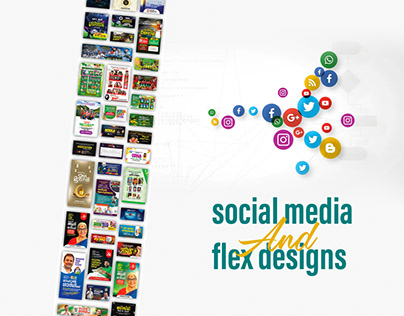 Social media and flex designs