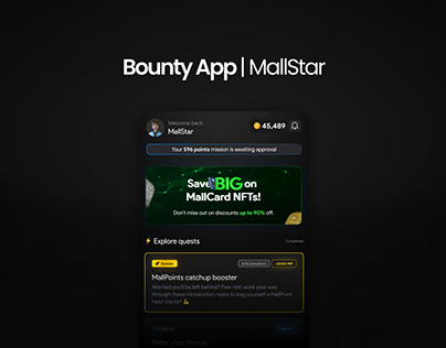Bounty Rewards App | Mallconomy / MallStar