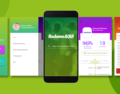 Redesign Reclame Aqui app