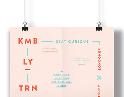 'kmbly' Self Promo (Poster)
