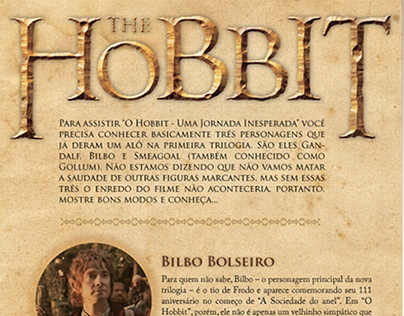 Infográfico – O Hobbit