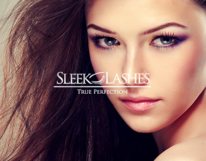 Sleek Lashes - Home Page Design