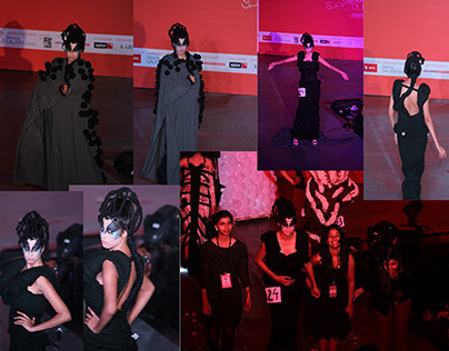 my first fashion show..."theme-possessed"