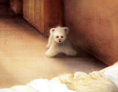 Little bear discovers Goldilocks